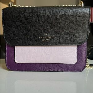 Kate Spade Remi Crossbody shoulder bag purple colorway like new